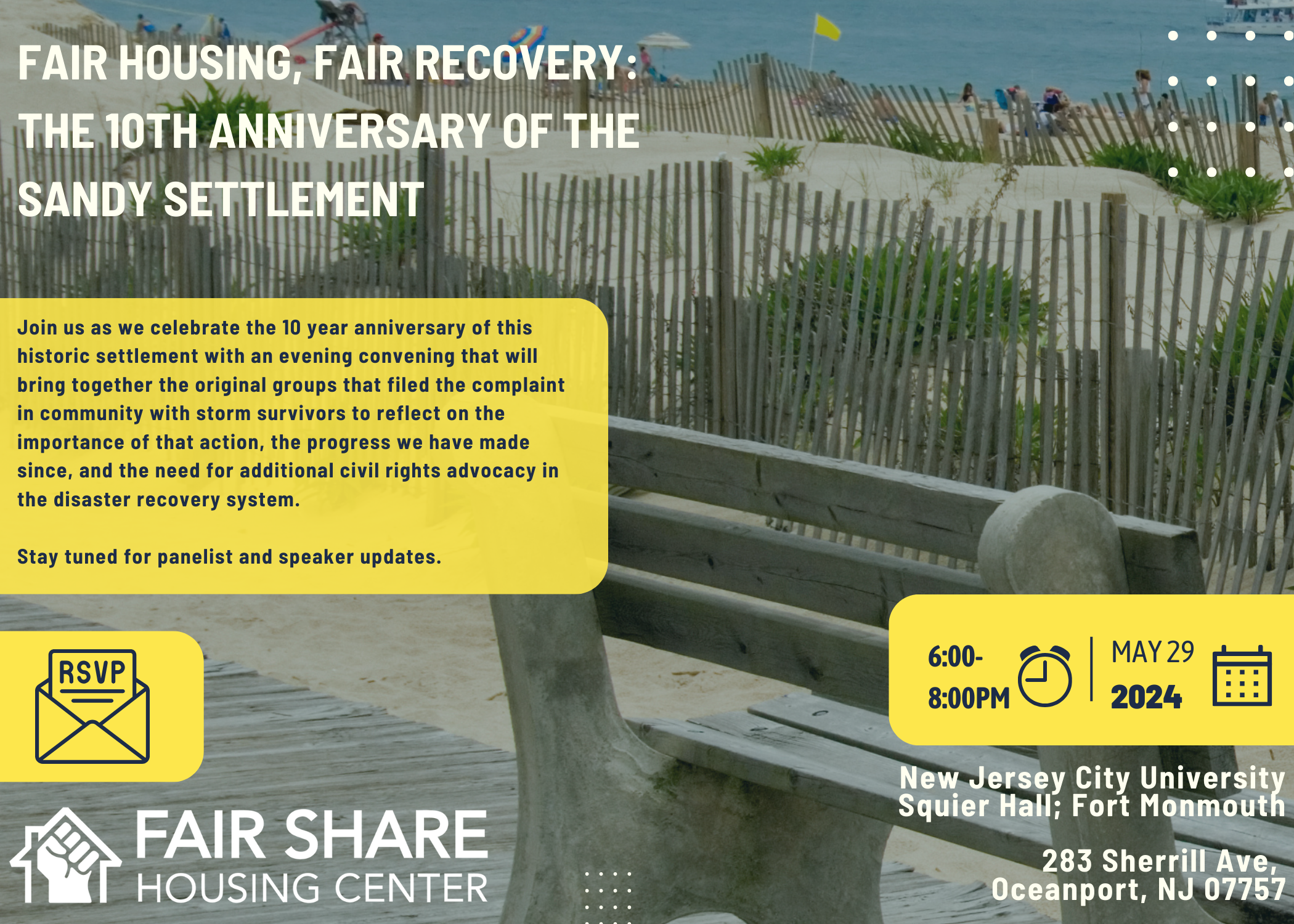Fair Housing, Fair Recovery: The Tenth Anniversary of the Sandy Settlement