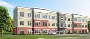 Rendering of apartment complex