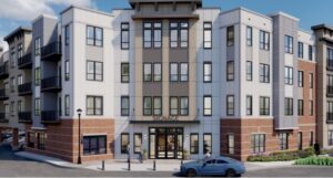 Rendering of apartment complex